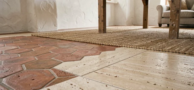 Comment associer tomette et travertin pour sublimer votre intérieur authentique