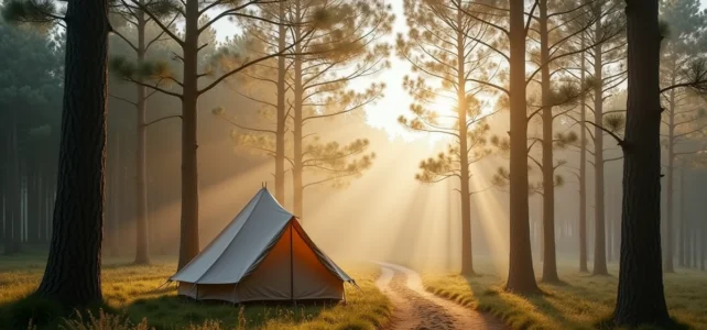Les plus beaux emplacements tente camping dans les Landes pour un séjour nature réussi